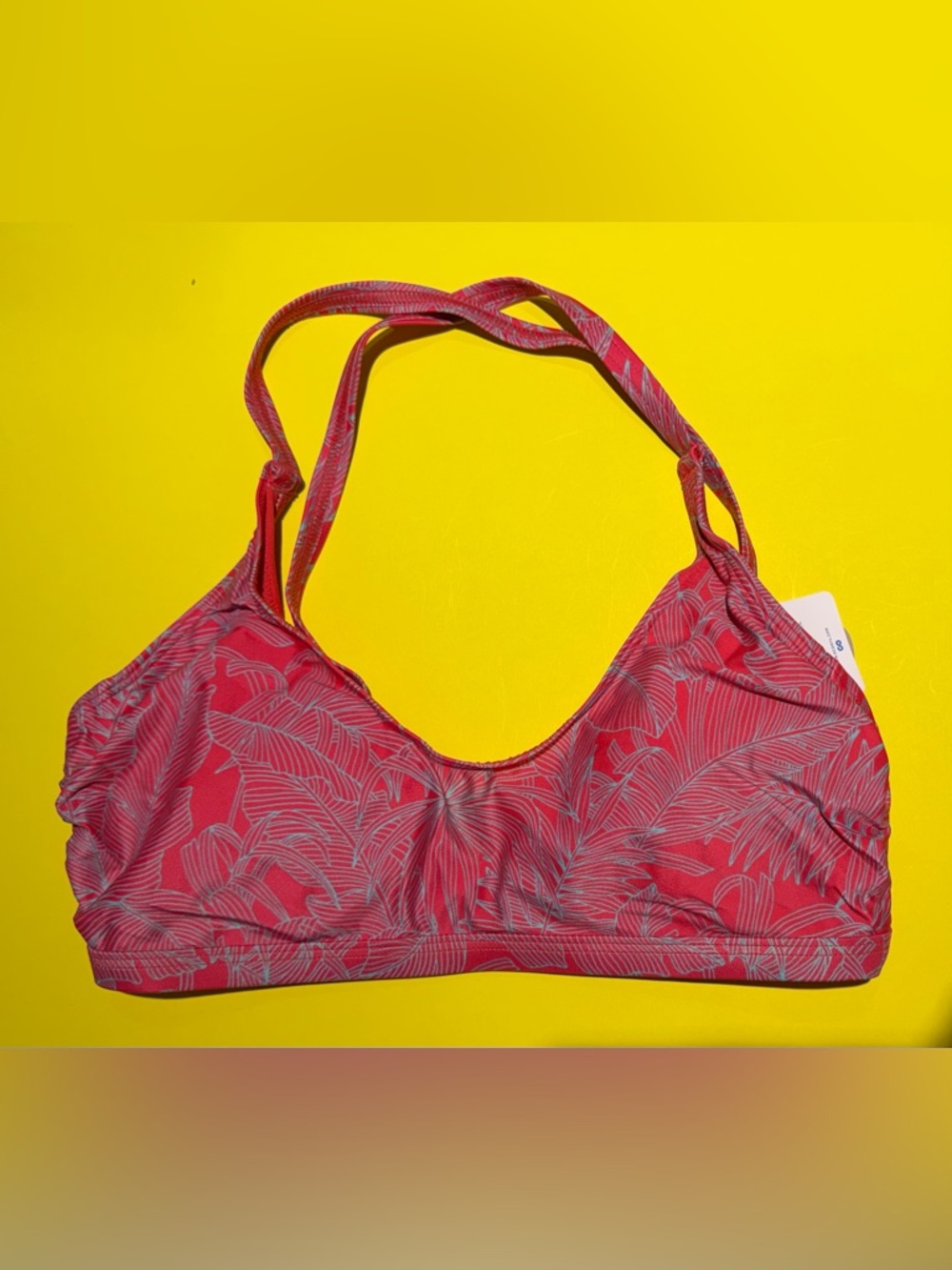 Prana Marina Papaya Fronds Bikini Top